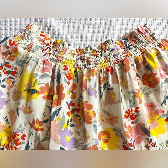 BB Dakota Steve Madden Floral Multi-Color Tiered Skirt Women’s Size Small - Picture 3 of 12